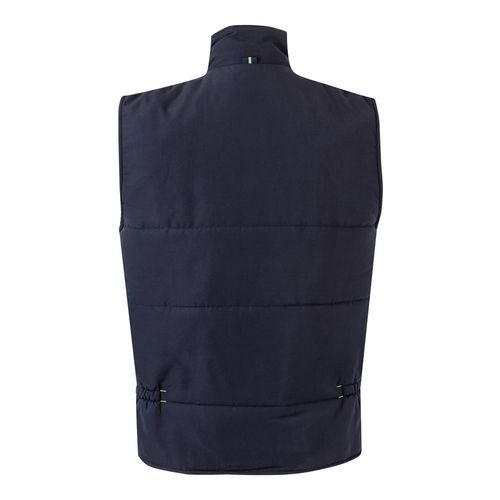 VL NERGAL. Chaleco acolchado, bicolor, multibolsillos (120g/m²), en poliéster (100%)