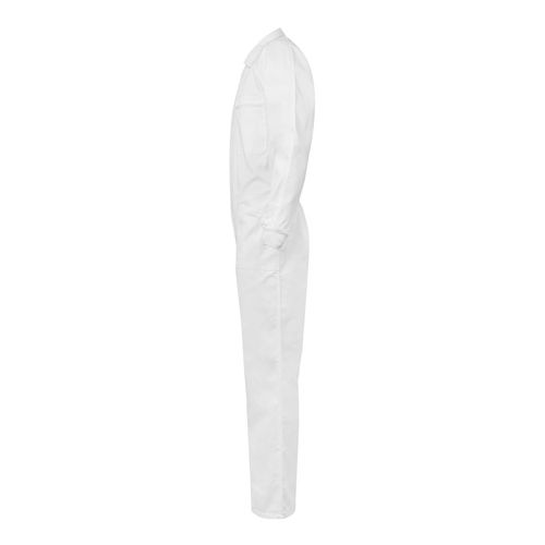 white VL YAMA. Mono de sarga (200g/m²), en algodón (35%) y poliéster (65%)