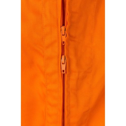 orange VL YAMA. Mono de sarga (200g/m²), en algodón (35%) y poliéster (65%)