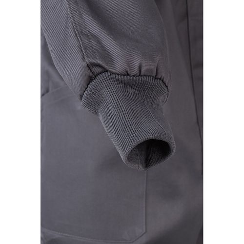 gray VL YAMA. Mono de sarga (200g/m²), en algodón (35%) y poliéster (65%)