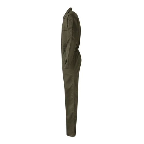 verde militar VL YAMA. Mono de sarga (200g/m²), en algodón (35%) y poliéster (65%)
