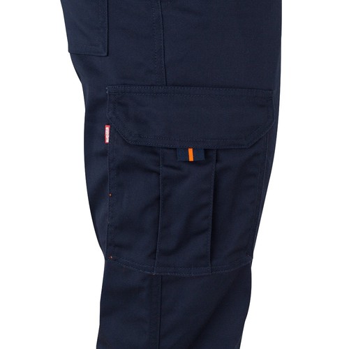 VL ZEUS. Pantalón elástico multibolsillos bicolor (240 g/m²), en algodón (46 %), EME (38 %) y poliéster (16 %)