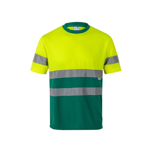 VL BRAHMA. Camiseta técnica bicolor ojo de pájaro (140g/m²), en poliéster (100%)