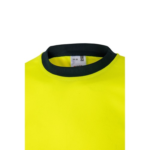 VL BRAHMA. Camiseta técnica bicolor ojo de pájaro (140g/m²), en poliéster (100%)
