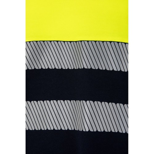 VL BASTET. Camiseta de piqué bicolor (150g/m²), en algodón (55%) y poliéster (45%)