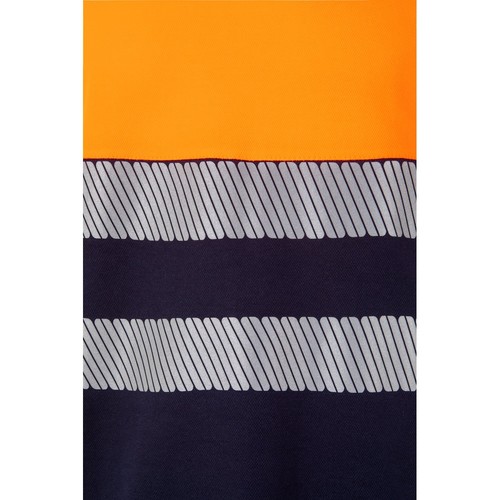 VL BASTET. T-shirt piqué bicolore (150g/m²), en coton (55%) et polyester (45%) thumbnail 5