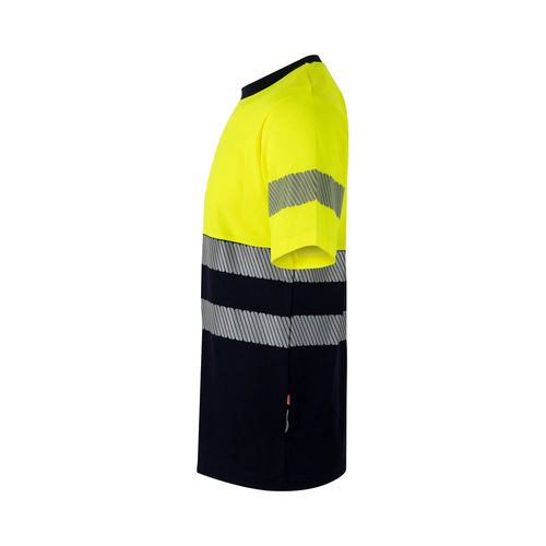 VL BASTET. T-shirt piqué bicolore (150g/m²), en coton (55%) et polyester (45%) - 4