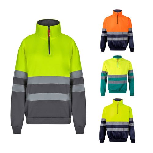 VL THOR. Sudadera bicolor (300g/m²) en tejido polar de poliéster (100%)