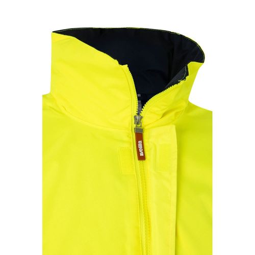 azul marino/amarillo VL THEMIS. Parka bicolor (190g/m²), en poliéster (100%), con revestimiento de PU