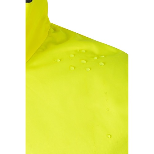 gris/amarillo VL THEMIS LARGE. Parka bicolor (190g/m²), en poliéster (100%), con revestimiento de PU
