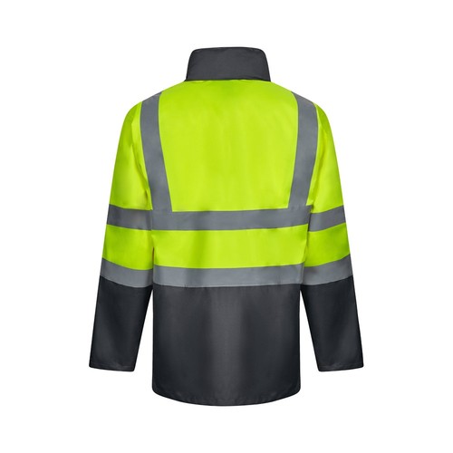 gris/amarillo VL JUNO. Parka 4 en 1 bicolor (180g/m²), en poliéster (100%) con revestimiento de PU