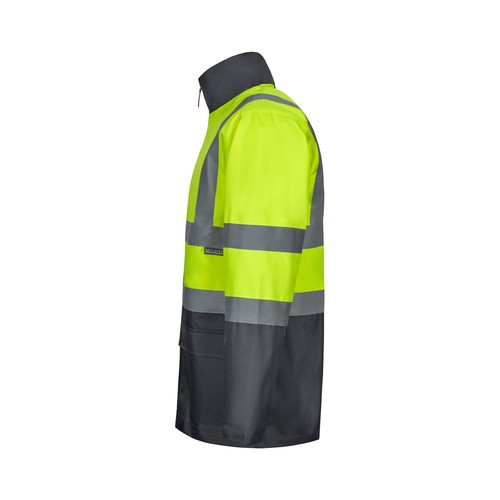 gris/amarillo VL JUNO. Parka 4 en 1 bicolor (180g/m²), en poliéster (100%) con revestimiento de PU