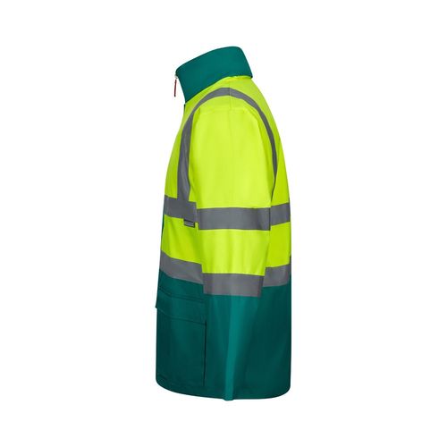 verde/amarillo VL JUNO. Parka 4 en 1 bicolor (180g/m²), en poliéster (100%) con revestimiento de PU