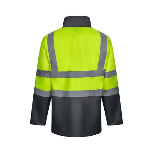 gris/amarillo VL JUNO LARGE. Parka 4 en 1 bicolor (180g/m²), en poliéster (100%) con revestimiento de PU