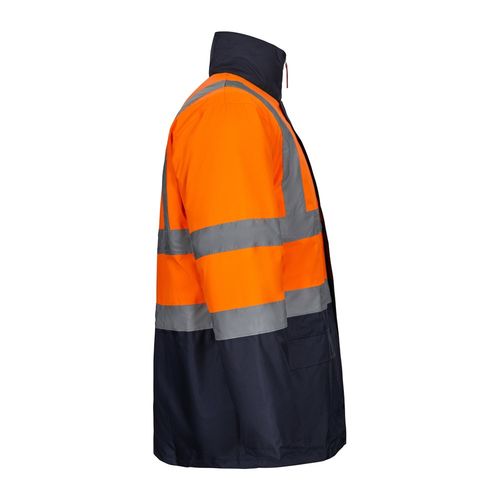 azul marino/naranja VL JUNO LARGE. Parka 4 en 1 bicolor (180g/m²), en poliéster (100%) con revestimiento de PU
