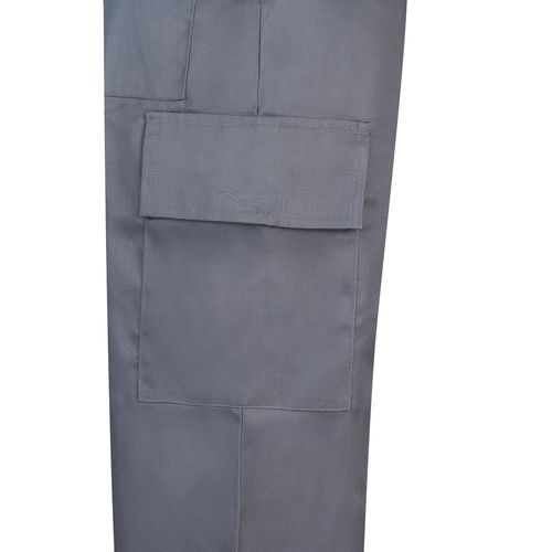 VL AINE. Pantalón multibolsillos de sarga (190g/m²), en algodón (20%) y poliéster (80%)