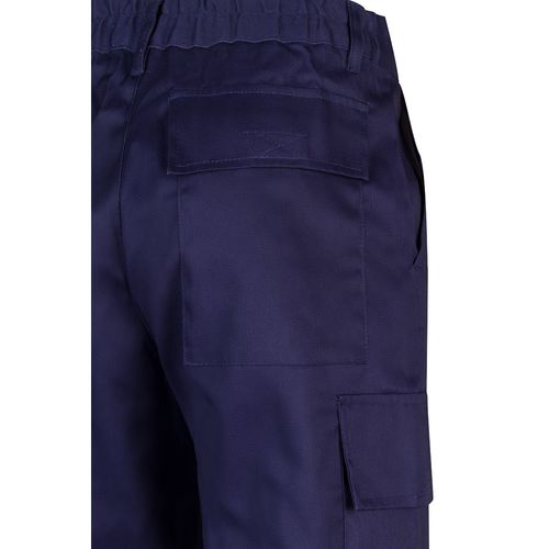 VL AINE. Pantalón multibolsillos de sarga (190g/m²), en algodón (20%) y poliéster (80%)