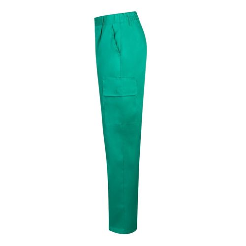 green VL AINE. Pantalón multibolsillos de sarga (190g/m²), en algodón (20%) y poliéster (80%)