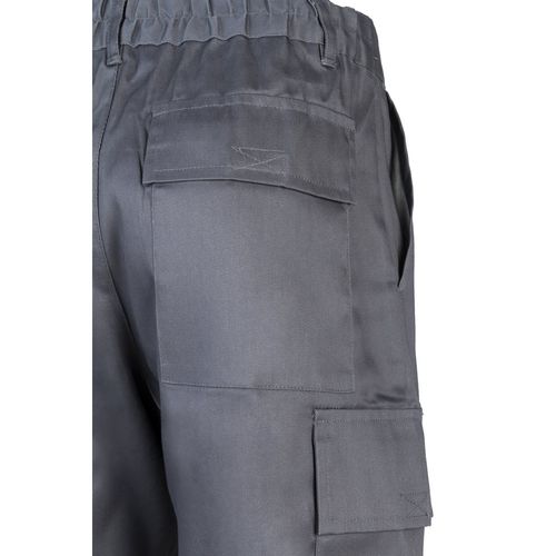 gray VL AINE. Pantalón multibolsillos de sarga (190g/m²), en algodón (20%) y poliéster (80%)