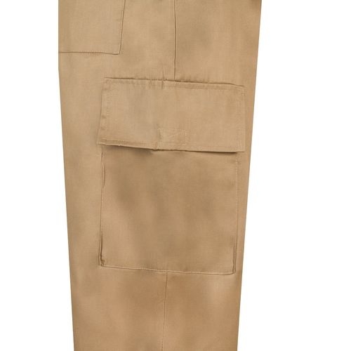 VL AINE. Pantalón multibolsillos de sarga (190g/m²), en algodón (20%) y poliéster (80%)