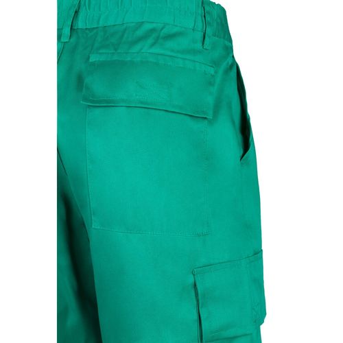 green VL AINE. Pantalón multibolsillos de sarga (190g/m²), en algodón (20%) y poliéster (80%)