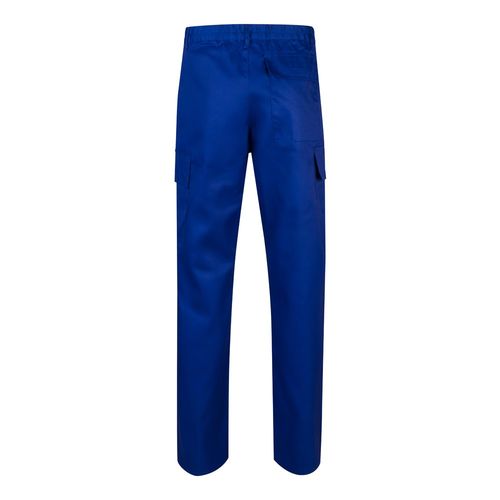 VL AINE. Pantalón multibolsillos de sarga (190g/m²), en algodón (20%) y poliéster (80%)