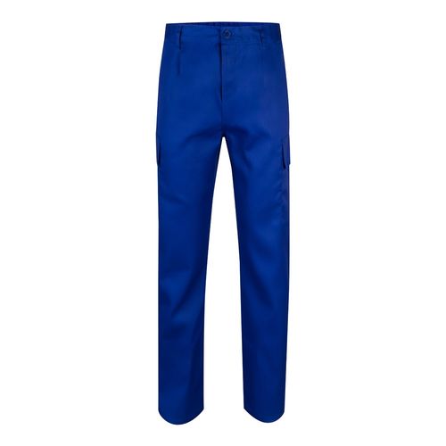 VL AINE. Pantalón multibolsillos de sarga (190g/m²), en algodón (20%) y poliéster (80%)