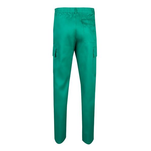 green VL AINE. Pantalón multibolsillos de sarga (190g/m²), en algodón (20%) y poliéster (80%)
