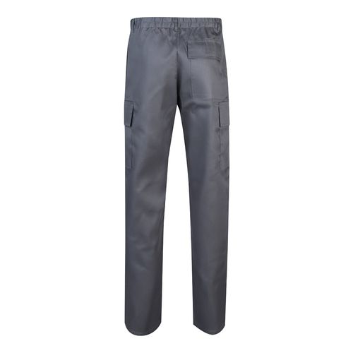 gray VL AINE. Pantalón multibolsillos de sarga (190g/m²), en algodón (20%) y poliéster (80%)