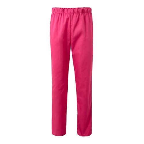 pink VL APHRODITE. Pantalón de sarga (190g/m²), en algodón (35%) y poliéster (65%)