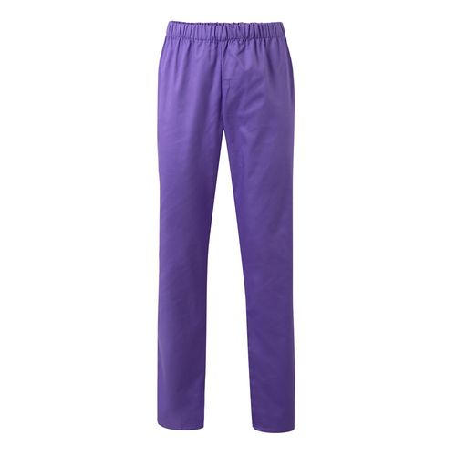 lila VL APHRODITE. Pantalón de sarga (190g/m²), en algodón (35%) y poliéster (65%)