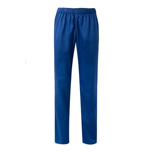 azulón VL APHRODITE. Pantalón de sarga (190g/m²), en algodón (35%) y poliéster (65%)