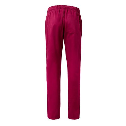 burdeos VL APHRODITE. Pantalón de sarga (190g/m²), en algodón (35%) y poliéster (65%)