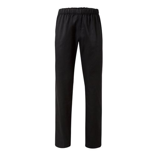 black VL APHRODITE. Pantalón de sarga (190g/m²), en algodón (35%) y poliéster (65%)
