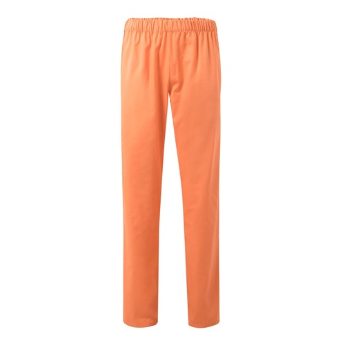 salmón VL APHRODITE. Pantalón de sarga (190g/m²), en algodón (35%) y poliéster (65%)