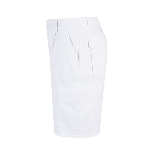 VL CHIONE. Bermudas en sarga multibolsillos (200g/m²), en algodón (35%) y poliéster (65%)
