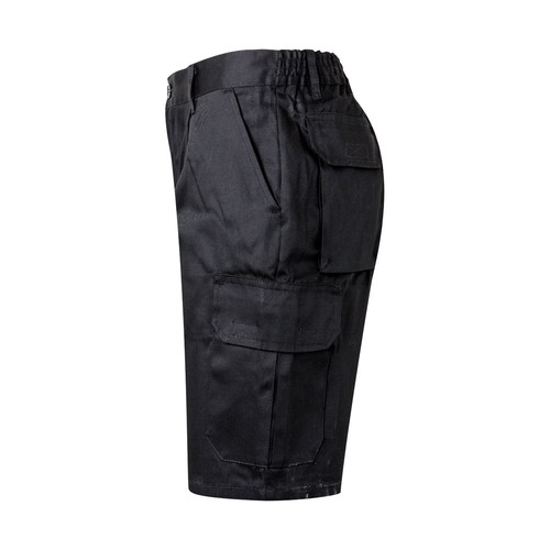 VL CHIONE. Bermudas en sarga multibolsillos (200g/m²), en algodón (35%) y poliéster (65%)