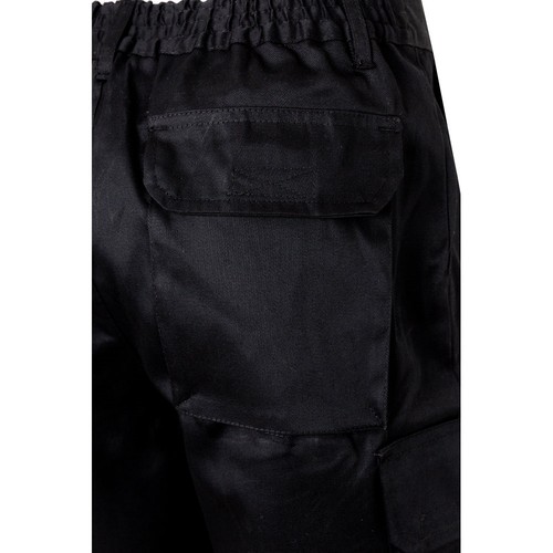 VL CHIONE. Bermudas en sarga multibolsillos (200g/m²), en algodón (35%) y poliéster (65%)