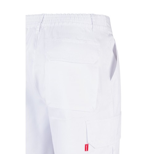 VL CHIONE. Bermudas en sarga multibolsillos (200g/m²), en algodón (35%) y poliéster (65%)