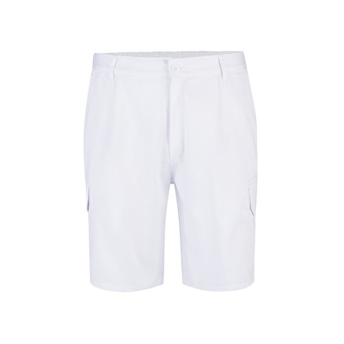 VL CHIONE. Bermudas en sarga multibolsillos (200g/m²), en algodón (35%) y poliéster (65%)