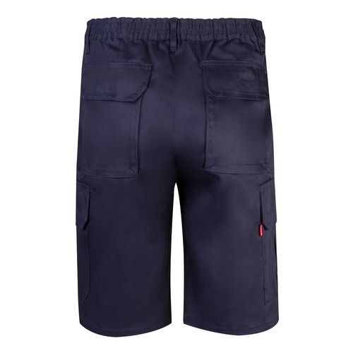 VL CHIONE. Bermudas en sarga multibolsillos (200g/m²), en algodón (35%) y poliéster (65%)