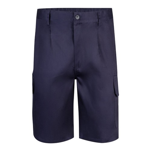 VL CHIONE. Bermudas en sarga multibolsillos (200g/m²), en algodón (35%) y poliéster (65%)