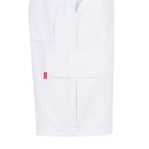 VL CHIONE. Bermudas en sarga multibolsillos (200g/m²), en algodón (35%) y poliéster (65%)