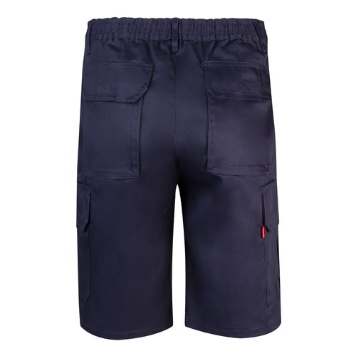 VL CHIONE. Bermudas en sarga multibolsillos (200g/m²), en algodón (35%) y poliéster (65%)