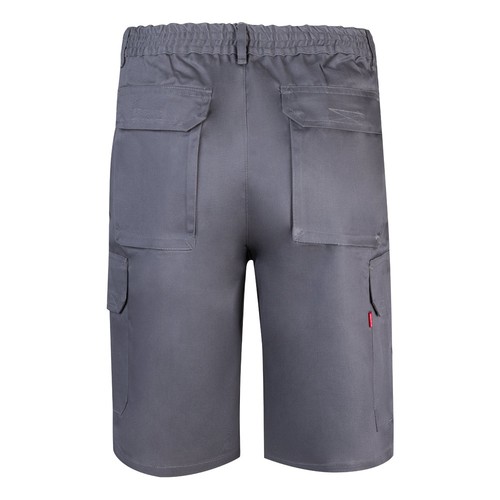 VL CHIONE. Bermudas en sarga multibolsillos (200g/m²), en algodón (35%) y poliéster (65%)