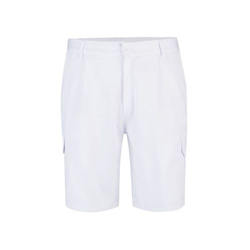 VL CHIONE. Bermudas en sarga multibolsillos (200g/m²), en algodón (35%) y poliéster (65%)