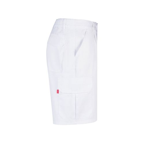 VL CHIONE. Bermudas en sarga multibolsillos (200g/m²), en algodón (35%) y poliéster (65%)