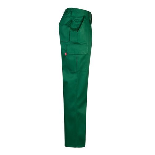VL MABON. Pantalón multibolsillos de sarga (200g/m²), en algodón (35%) y poliéster (65%)