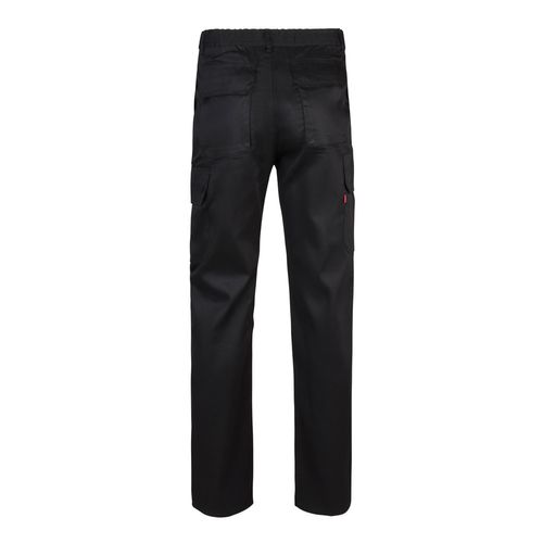 VL MABON. Pantalón multibolsillos de sarga (200g/m²), en algodón (35%) y poliéster (65%)