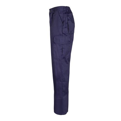 VL MABON. Pantalón multibolsillos de sarga (200g/m²), en algodón (35%) y poliéster (65%)